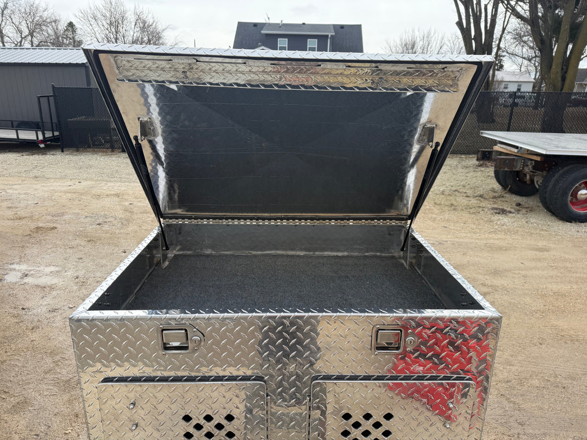 Two-Hole Dog Box with Top Storage